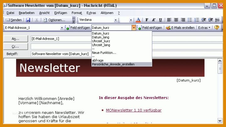 Rühren Newsletter E Mail Vorlage 757x427