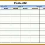 Überraschend Schulstundenplan Vorlage Excel 766x519