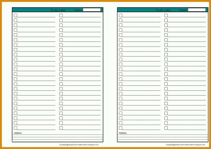 Unvergleichlich Vorlage Checkliste 1123x794