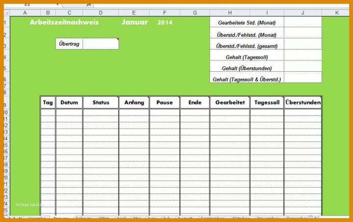 Hervorragend Vorlage Tabelle Excel 923x579