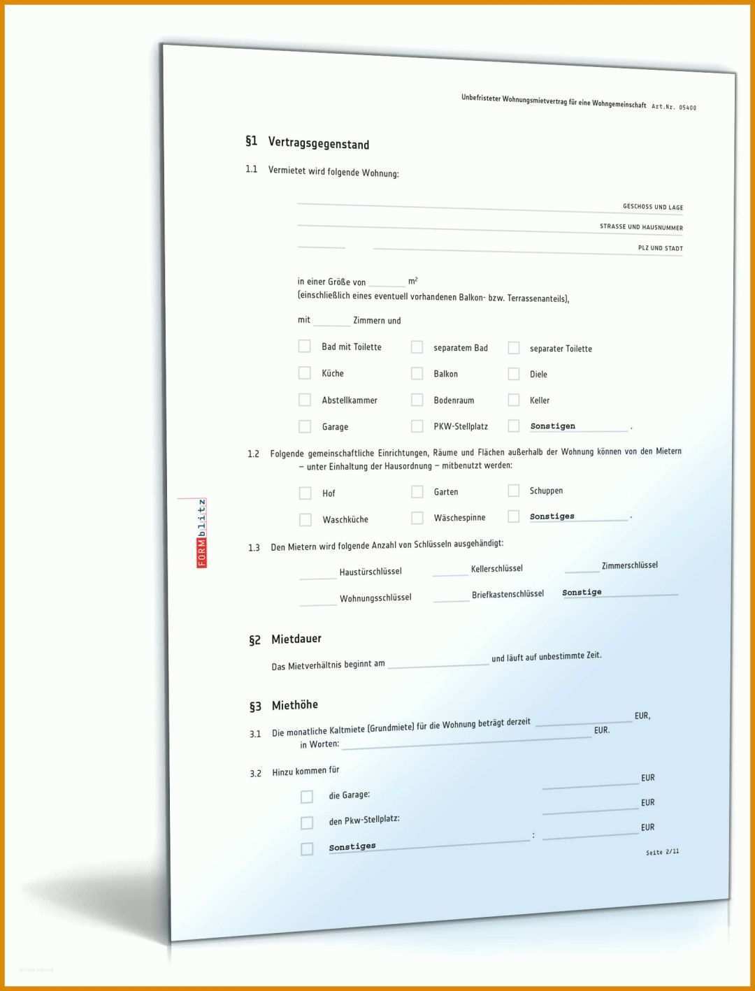 Empfohlen Wohngemeinschaft Vertrag Vorlage 1600x2100