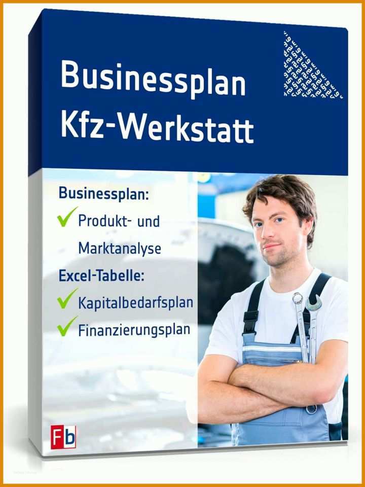 Unglaublich Businessplan Vorlage Für Kfz Werkstatt 1125x1500