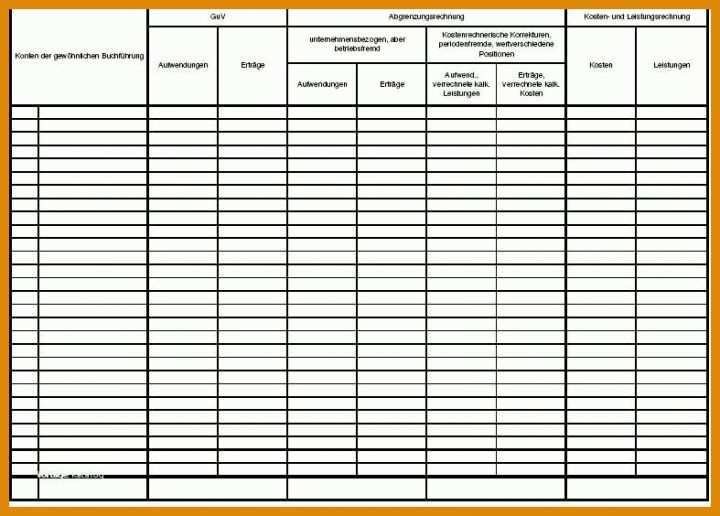 Hervorragend Datev Buchungsliste Vorlage 787x564
