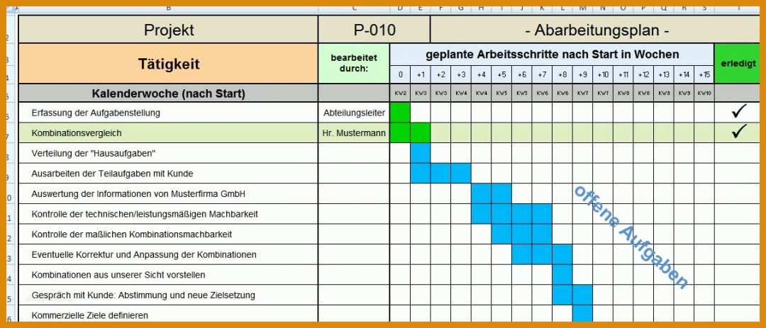 Unvergesslich Excel Vorlage Projekt 1209x518