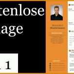 Singular Lebenslauf Vorlage Design Kostenlos 1280x720