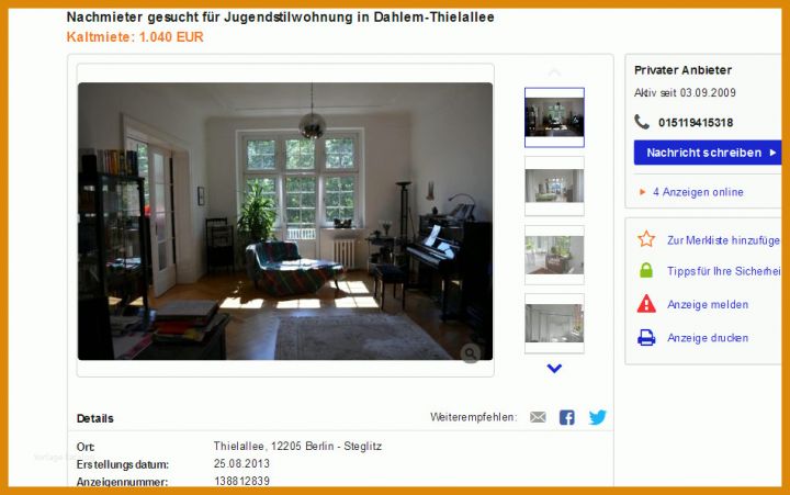 Fantastisch Nachmieter Gesucht Anzeige Vorlage 949x594