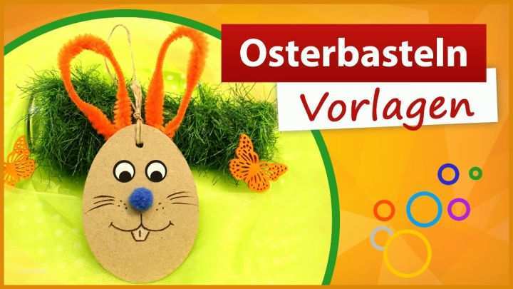 Osterhasen Basteln Vorlagen Watch V=N LfGIdmLt8