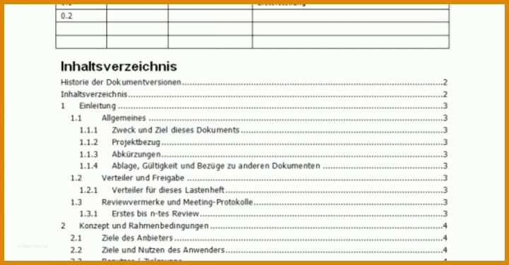 Neue Version Pflichtenheft Projektmanagement Vorlage 1200x627