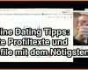 Ungewöhnlich Profiltext Dating Vorlage 1280x720