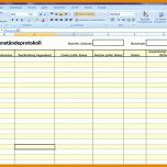 Erstaunlich Protokoll Vorlage Excel 800x600