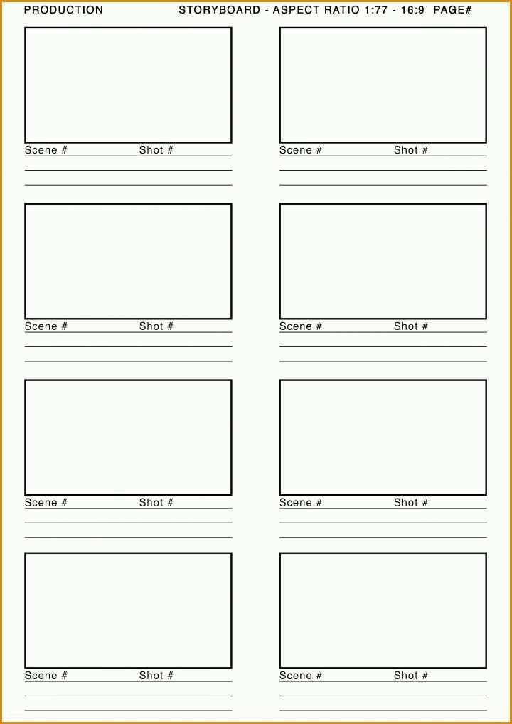 Faszinierend Storyboard Vorlage 2480x3508