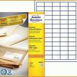 Ausnahmsweise Avery Zweckform 3666 Vorlage 1500x1461
