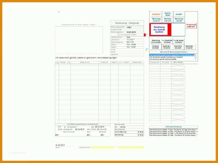 Größte Buchungsbeleg Vorlage Excel 960x720