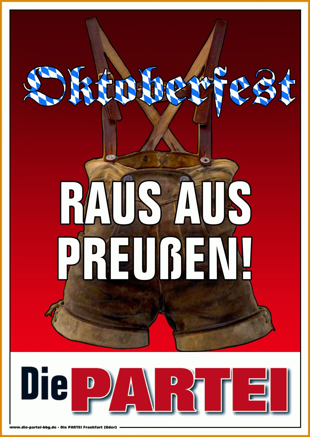 Fabelhaft Die Partei Plakat Vorlage 1634x2303