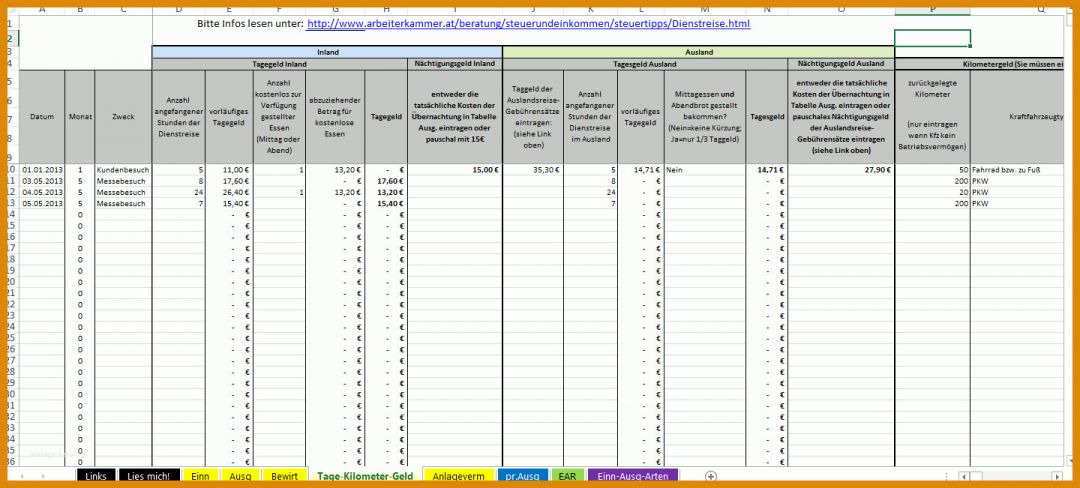 Hervorragend Einnahmen Ausgaben Rechnung Excel Vorlage 1440x651