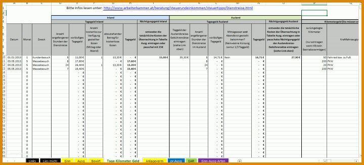 Original Einnahmen Ausgaben Rechnung Excel Vorlage 1440x651