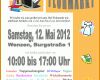 Rühren Flohmarkt Flyer Vorlage 1024x1448