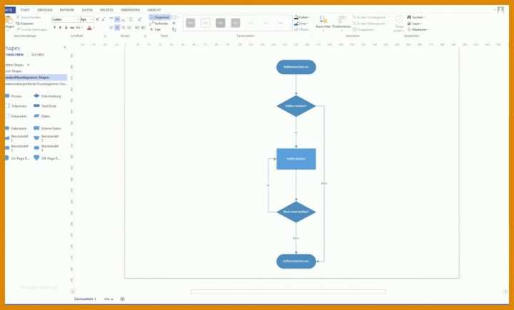 Sensationell Flussdiagramm Vorlage Word 1024x618