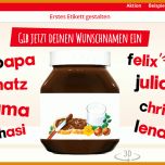 Erstaunlich Mini Nutella Etikett Vorlage 945x563