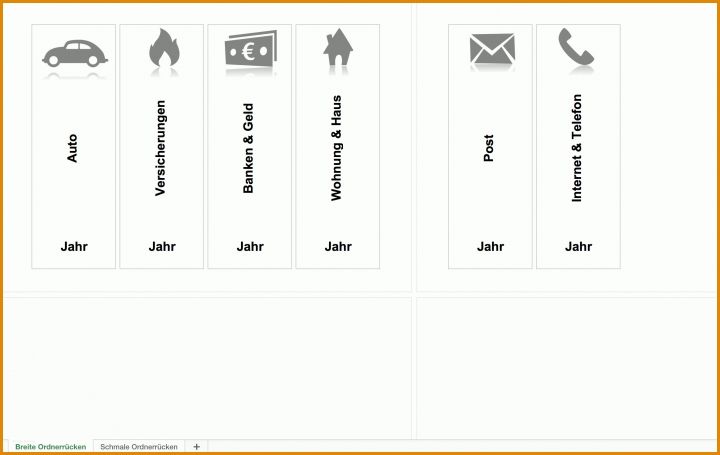 Ordnerrücken Vorlage Excel Ordnerruecken Als Excelvorlage