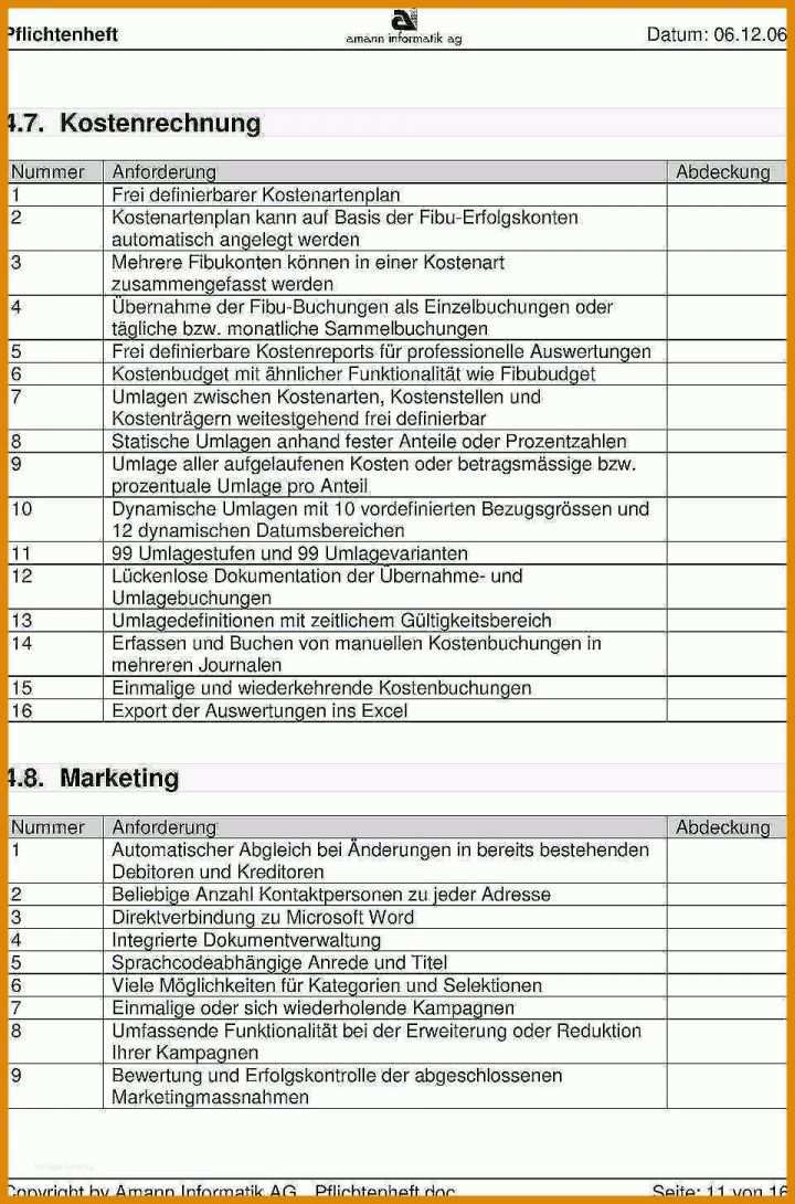Allerbeste Pflichtenheft Vorlage Elektrotechnik 960x1453