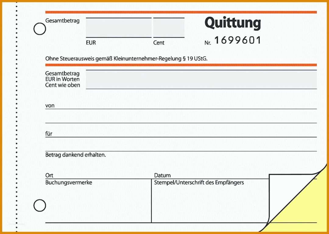 Überraschen Quittung Privatverkauf Vorlage 1500x1067