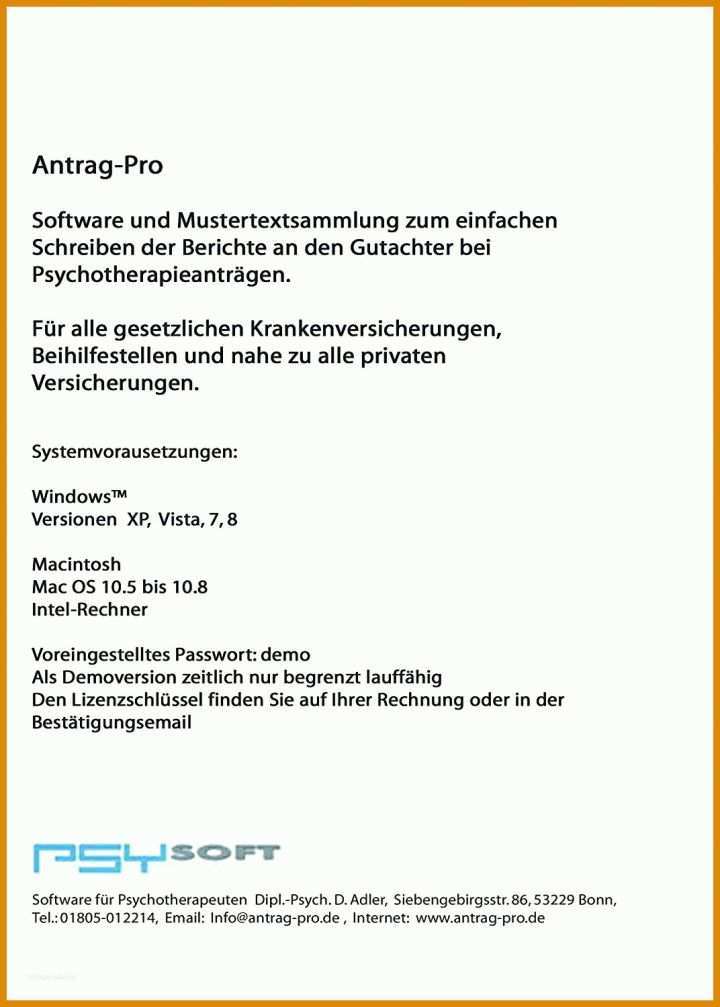 Fantastisch Rechnung Psychotherapie Vorlage 1072x1500