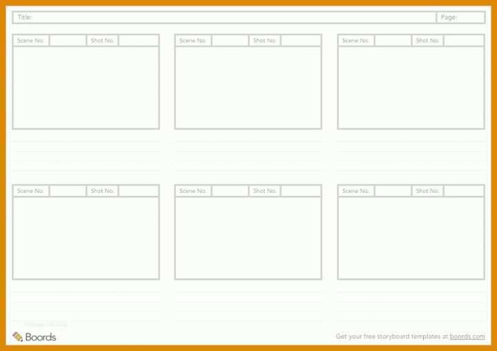 Größte Storyboard Vorlage 842x595