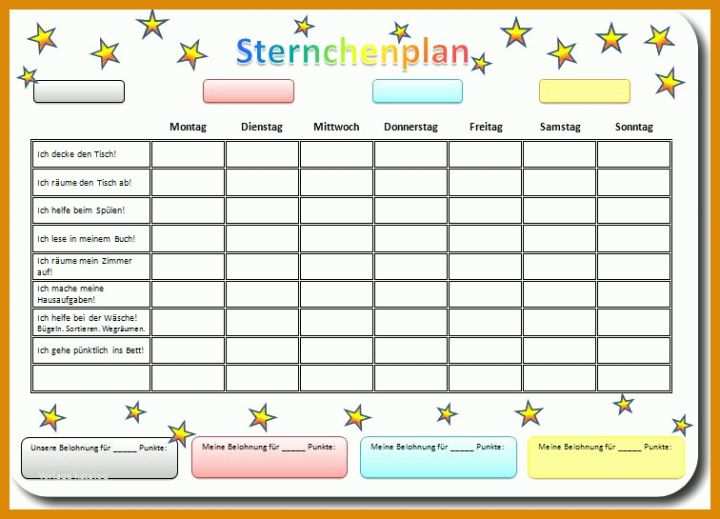 Ideal Tagesplan Für Kinder Vorlage 756x545