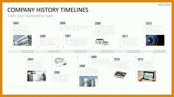 Timeline Powerpoint Vorlage Kostenlos Process Graphics