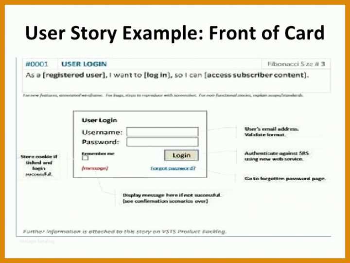 Allerbeste User Story Vorlage Word 728x546