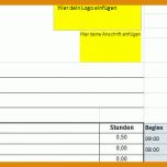 Faszinieren Vorlage Stundennachweis Excel 708x322