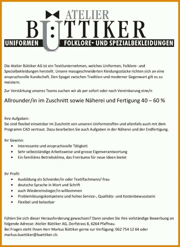 Faszinieren Anzeigentext Stellengesuch Vorlage 1000x1369