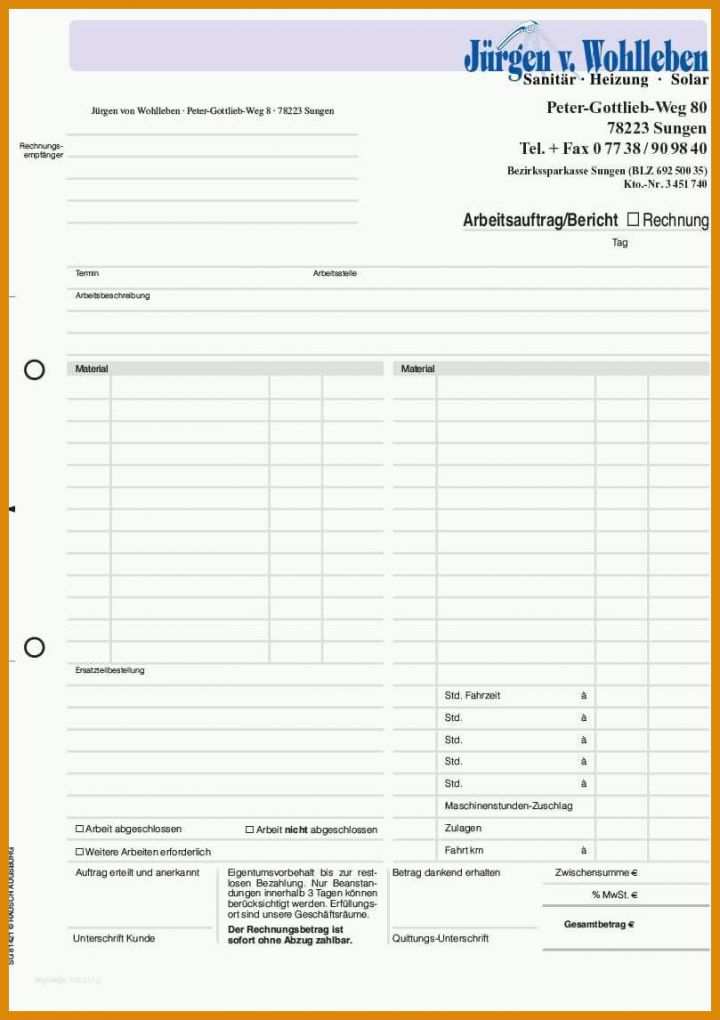 Schockieren Arbeitsbericht Vorlage Kostenlos 809x1146