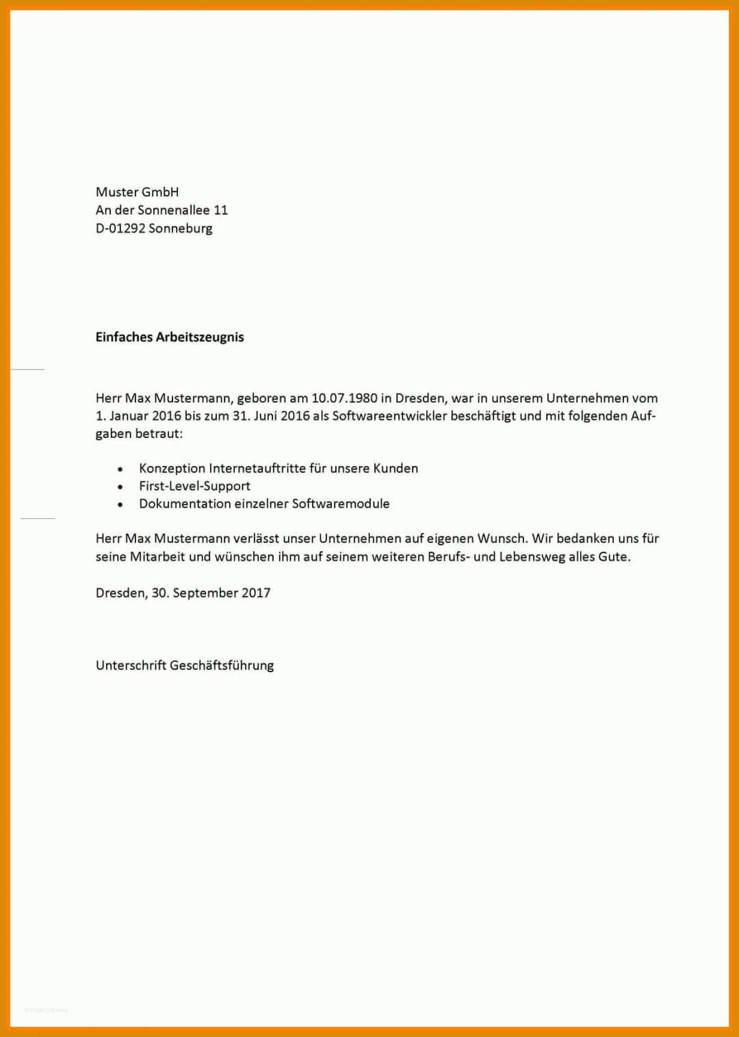 Empfohlen Arbeitszeugnis Personalleiter Vorlage 1234x1731