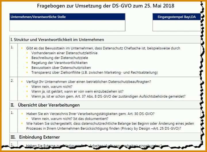 Fantastisch Dsgvo Excel Vorlage 1292x953