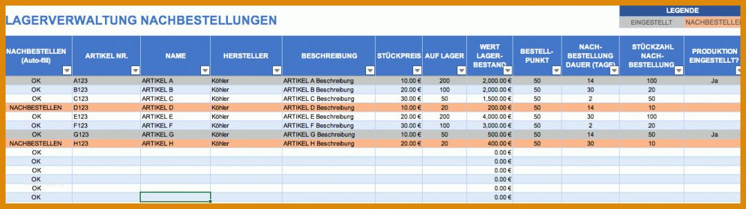 Phänomenal Inventarliste Excel Vorlage 1329x373