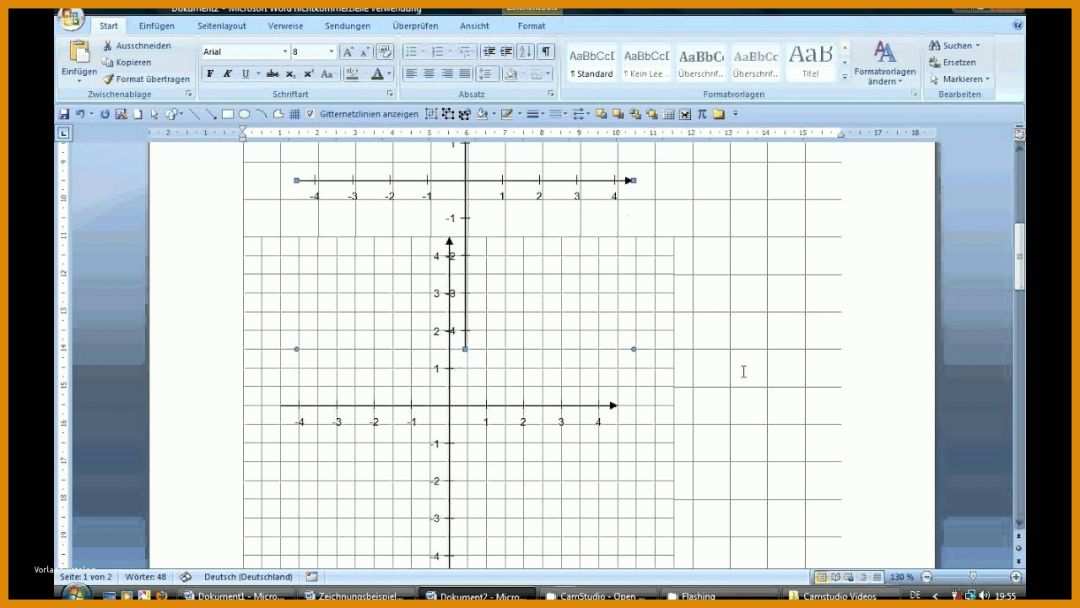 Phänomenal Koordinatensystem Vorlage Pdf 1280x720