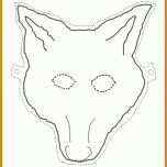 Wunderschönen Masken Tiere Vorlagen 736x1040