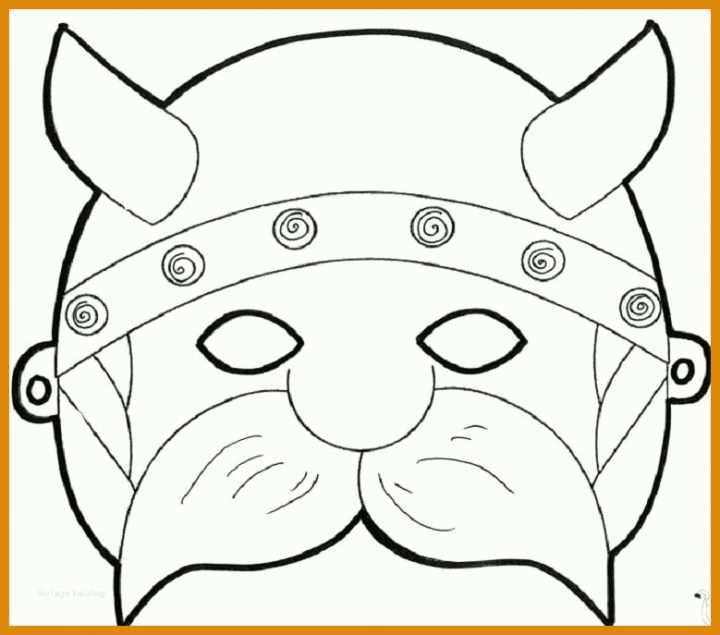 Kreativ Masken Tiere Vorlagen 779x687