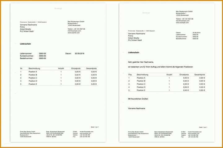 Ideal Pages Vorlage Rechnung Kostenlos 2292x1524