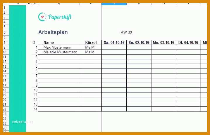 Phänomenal Schichtplan Excel Vorlage 3 Schichten 718x463