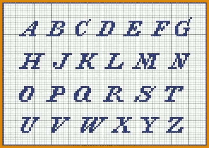Schockierend Sticken Alphabet Vorlage 854x602