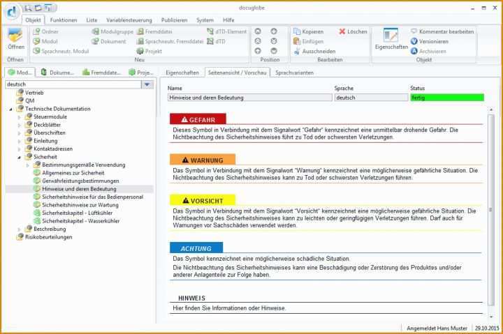 Ausnahmsweise Technische Dokumentation Medizinprodukte Vorlage 3522x2344
