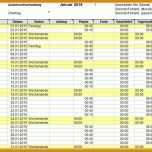 Limitierte Auflage Vorlage Arbeitszeiterfassung 758x566