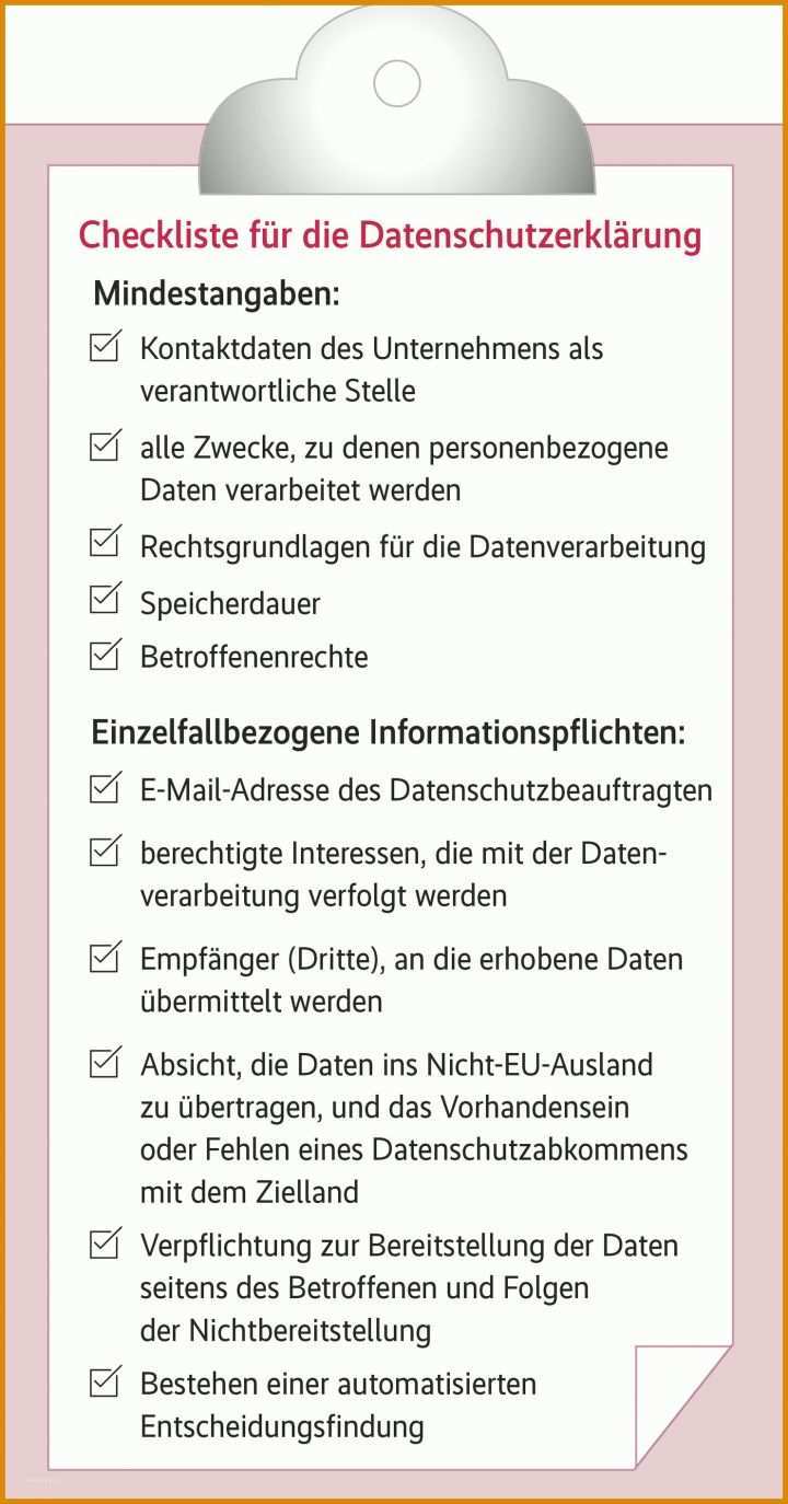 Auffällig Vorlage Datenschutzerklärung Nach Dsgvo 1482x2828