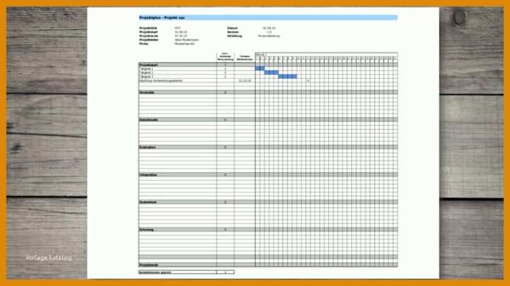 Exklusiv Zeitplan Vorlage 810x455