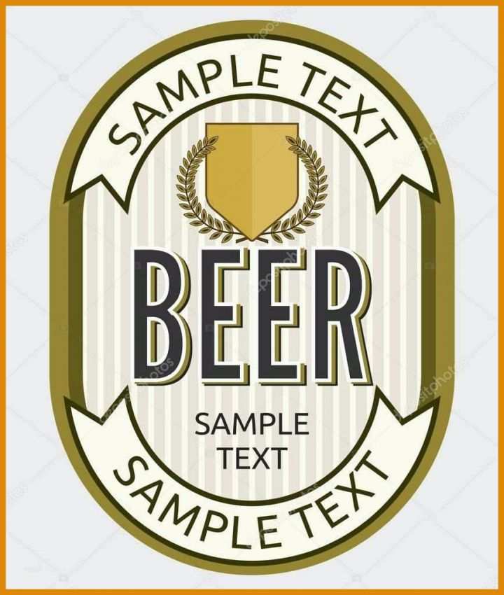 Beste Bier Etikett Vorlage 867x1023