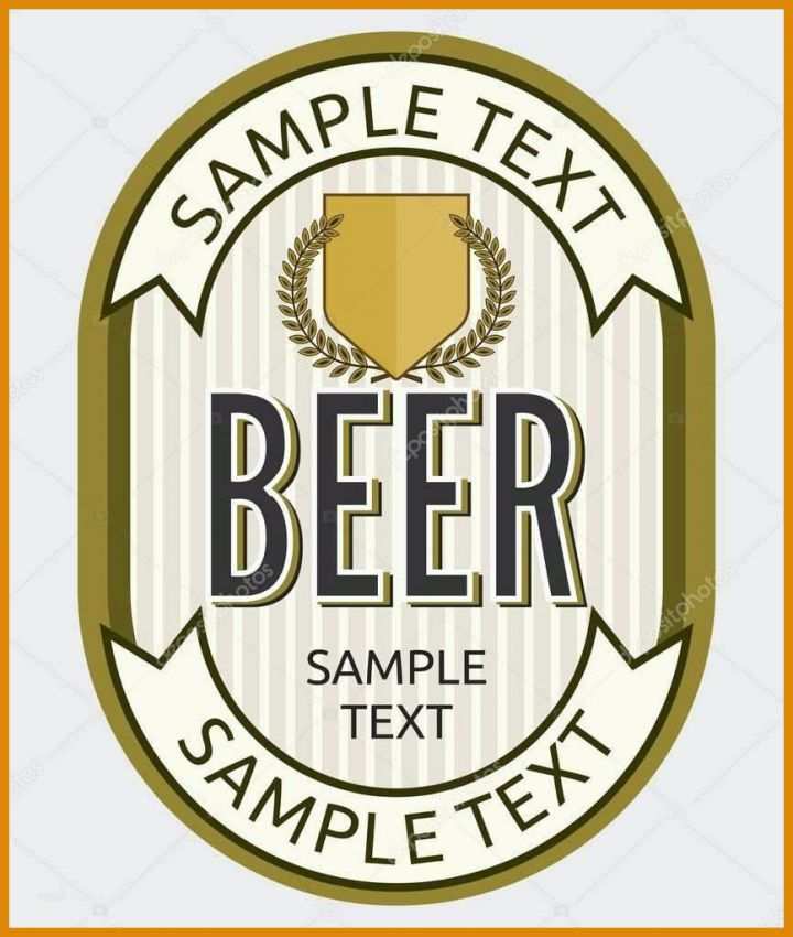 Beste Bier Etikett Vorlage 867x1023