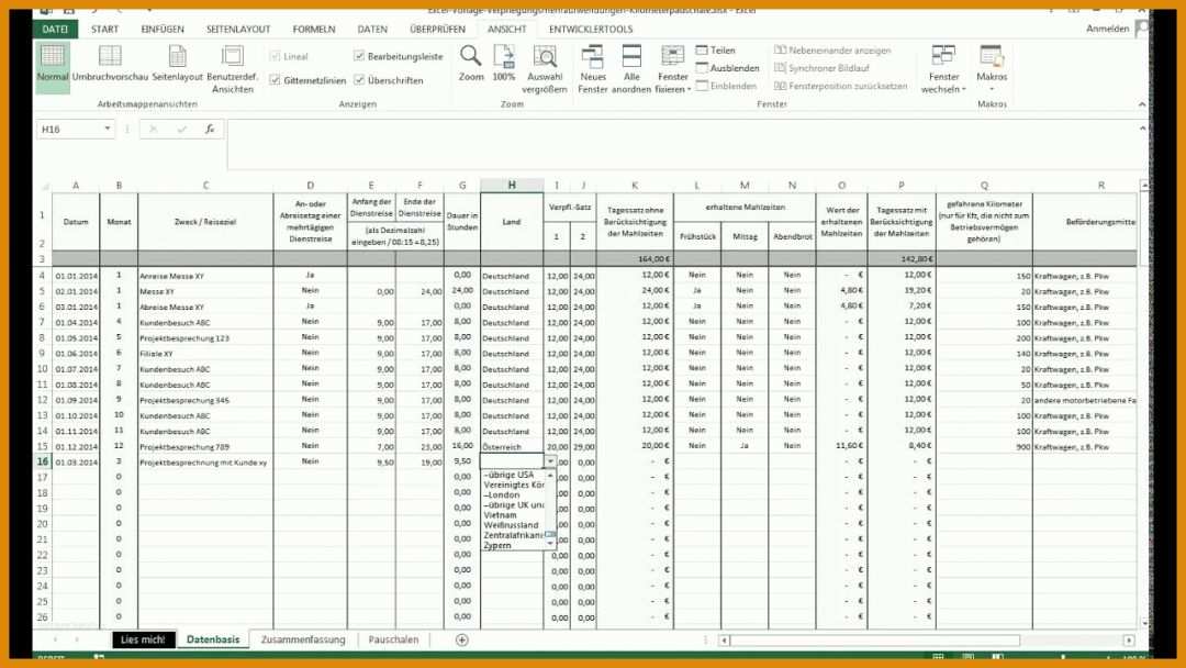 Wunderschönen Buchungsliste Vorlage Kostenlos 1280x720